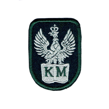 Naszywka Orzełek Klasa Mundurowa na beret - Zielony
